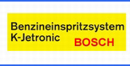 Einspritzsystem K-Jetronic von Bosch
